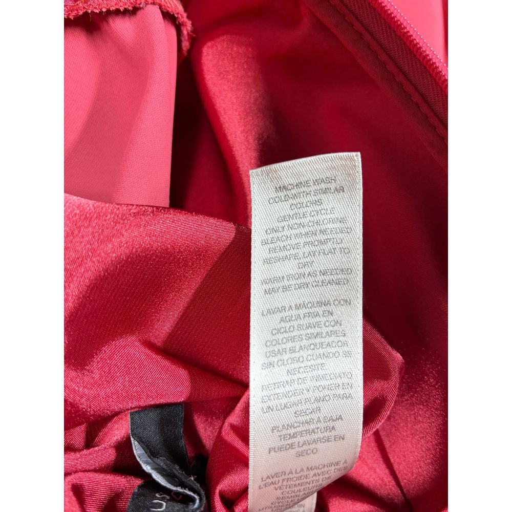White House Black‎ Market Coral Pink Bell Sleeve Dress 12 Ruffle Hem Cutouts - Picture 11 of 11